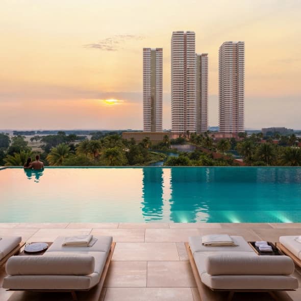 The Terraces Exterior Night View